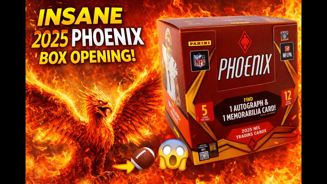 CRAZY HITS! 2025 Panini Phoenix Football Hobby Box Opening!