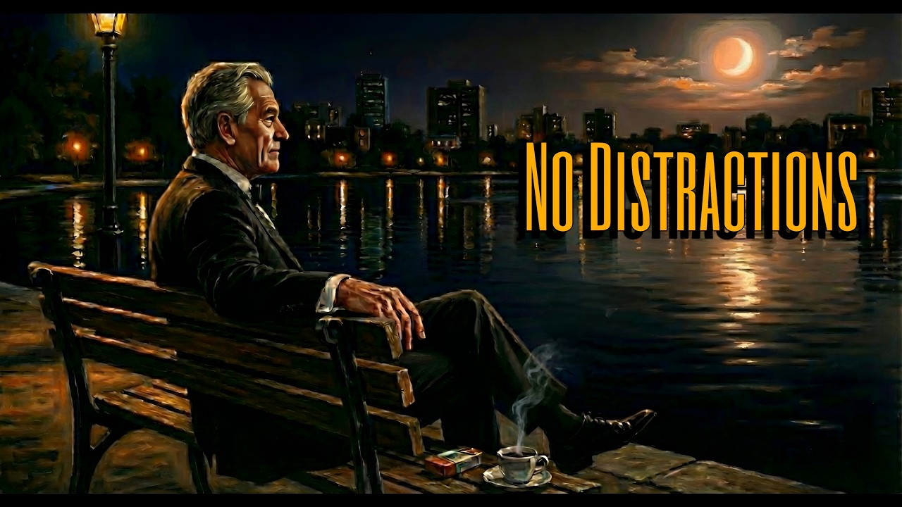 Whispers in the Night: A Vintage Jazz Noir Scene of Moonlight, Coffee, and City Reflections