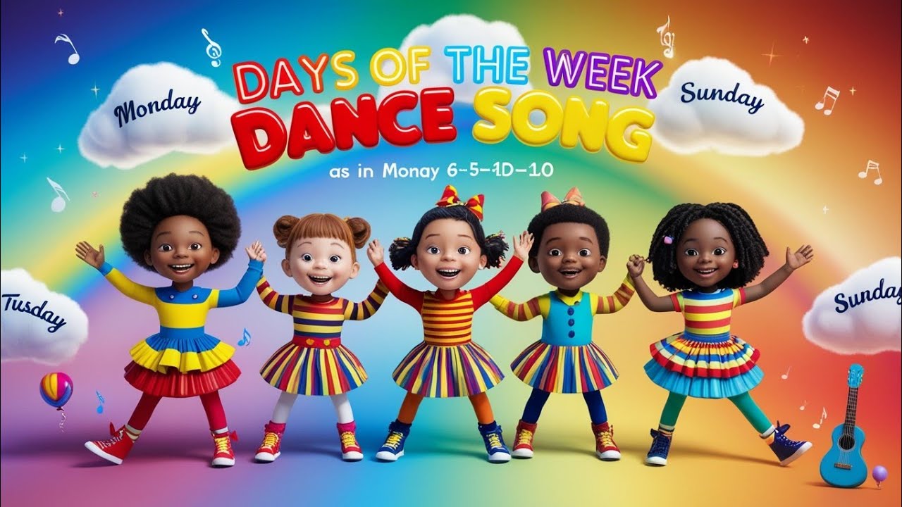 Days of the Week  | Kids Song | Nursery Rhymes | Dance | Amira-abcd