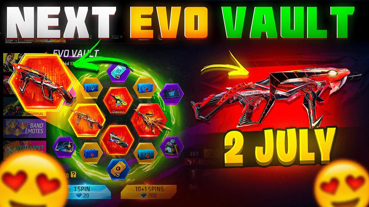 100% *CONFIRM* DRACO AK NEXT EVO VAULT EVENT || JULY MONTH MONTH EVO VAULT FREE FIRE 2026