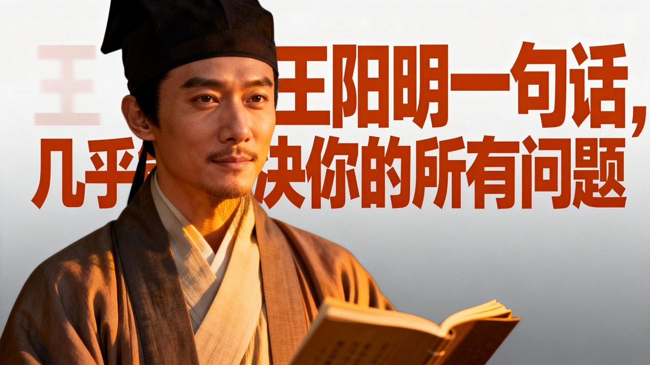 王阳明一句话，几乎能解决你的所有问题#王阳明 #国学智慧 #人生感悟 #知识渊博 #头条古籍 #国学 #历史