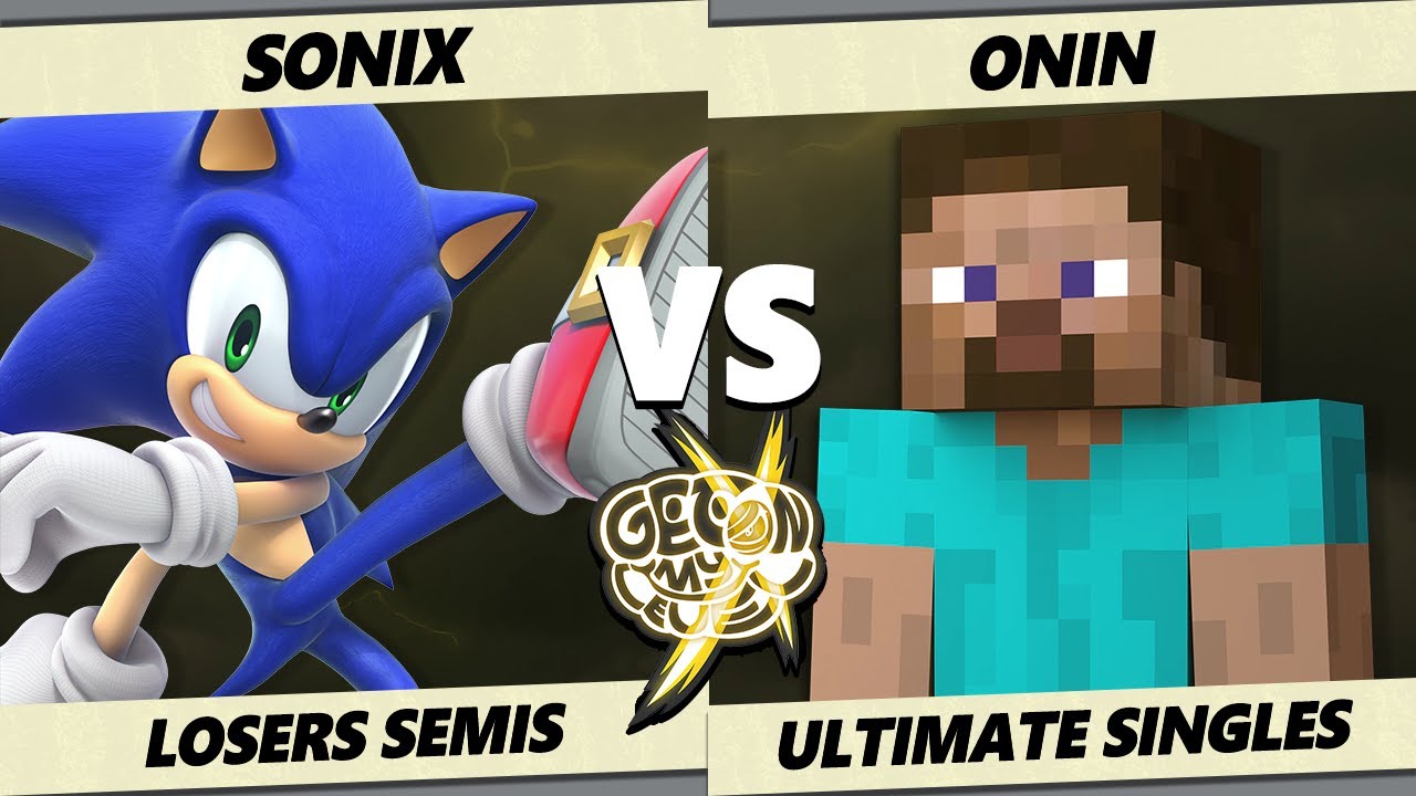 GOML X LOSERS SEMIS - Sonix (Sonic) Vs. Onin (Steve) Smash Ultimate - SSBU