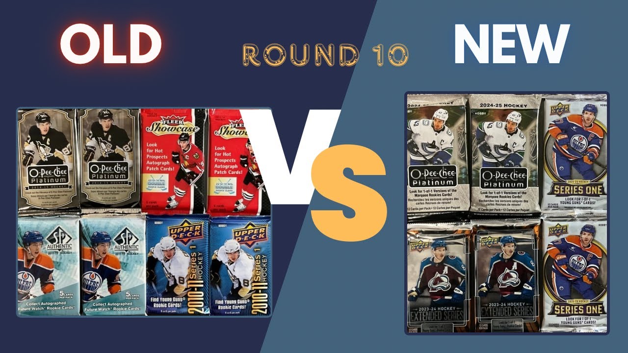 Older vs. Newer Hockey Packs Round 10: Did 2 Numbered Cards Save The Busts?