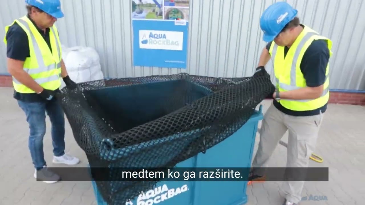 Aqua Rock Bag - Navodila za polnjenje