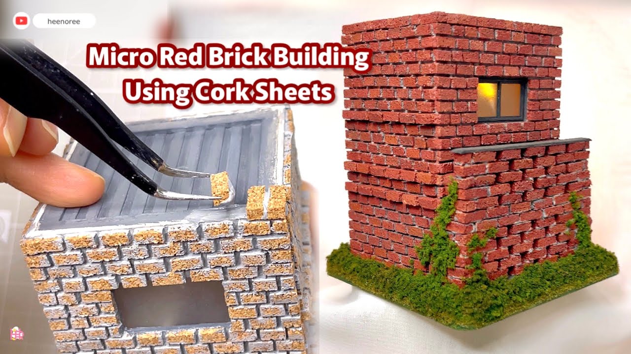Miniature Red Brick House Build 🧱