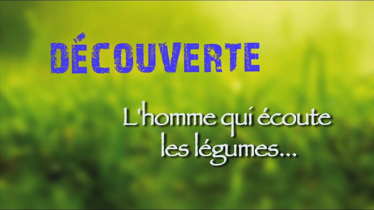 M.  Yamashita, l'homme qui écoute ses légumes