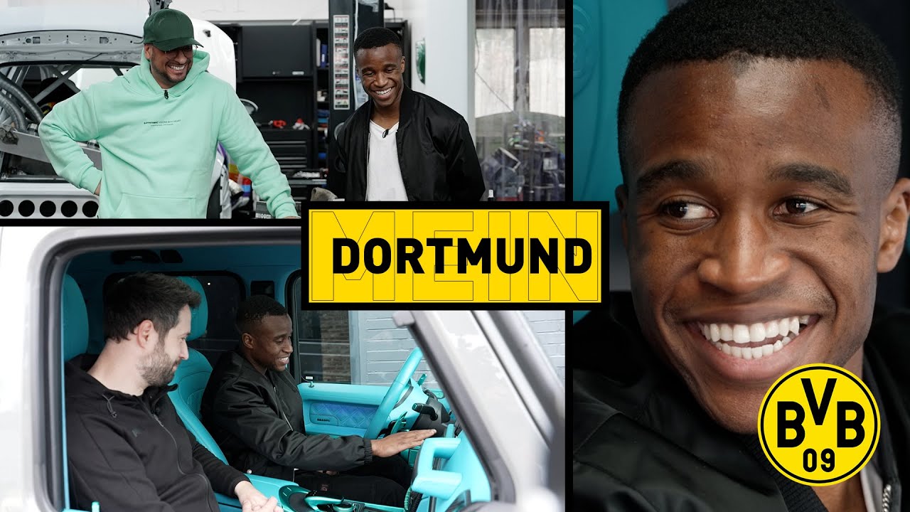 With Youssoufa Moukoko at JP Performance - "My Dortmund"