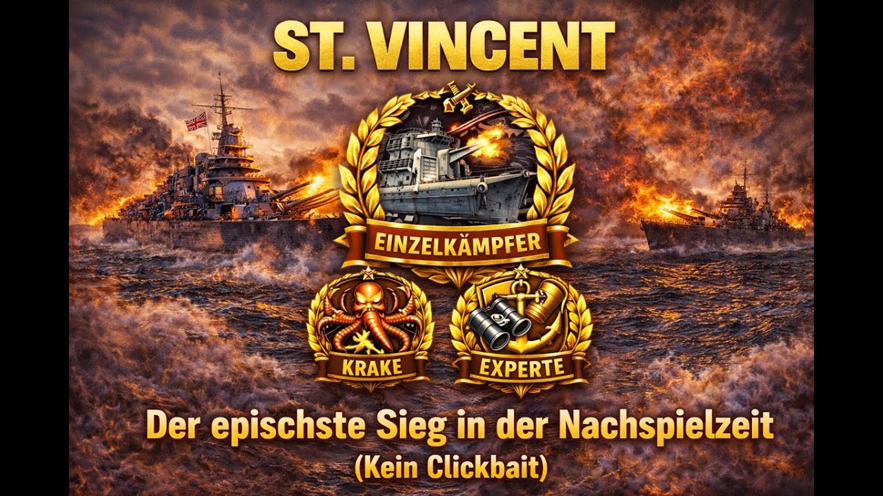 World of Warships - St. Vincent Krake Experte & Einzelkämpfer