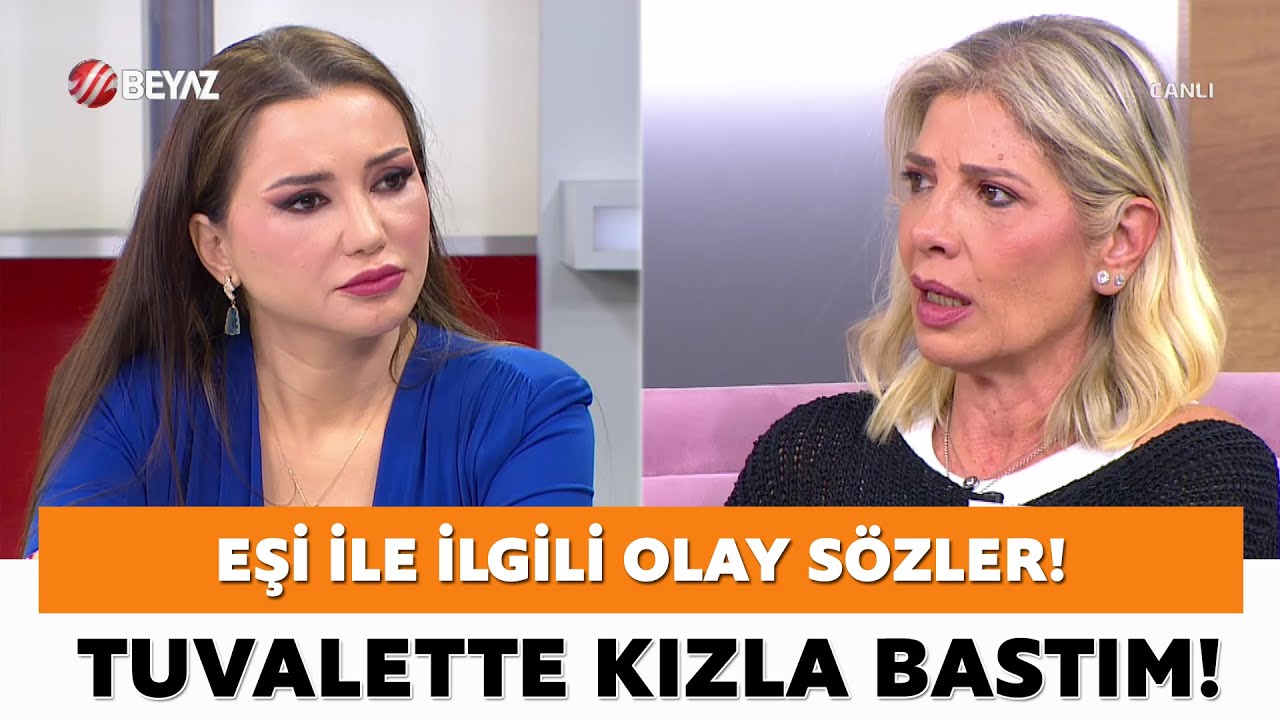 Eşi hakkında canlı yayında çok konuşulacak sözler! Bir kızla tuvalette bastım!