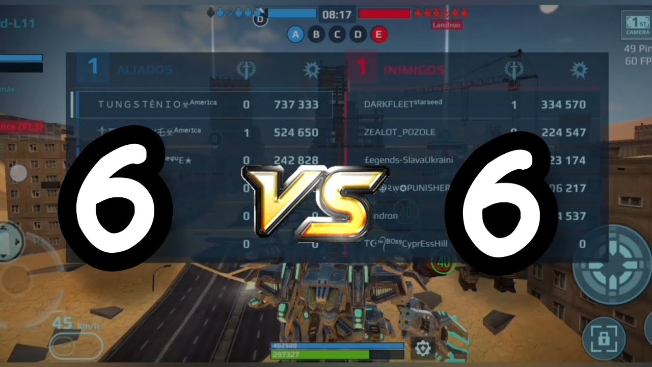 🏴‍☠️ROBOT WARFARE🏴‍☠️ - 6 vs 6  🤺GG🤺
