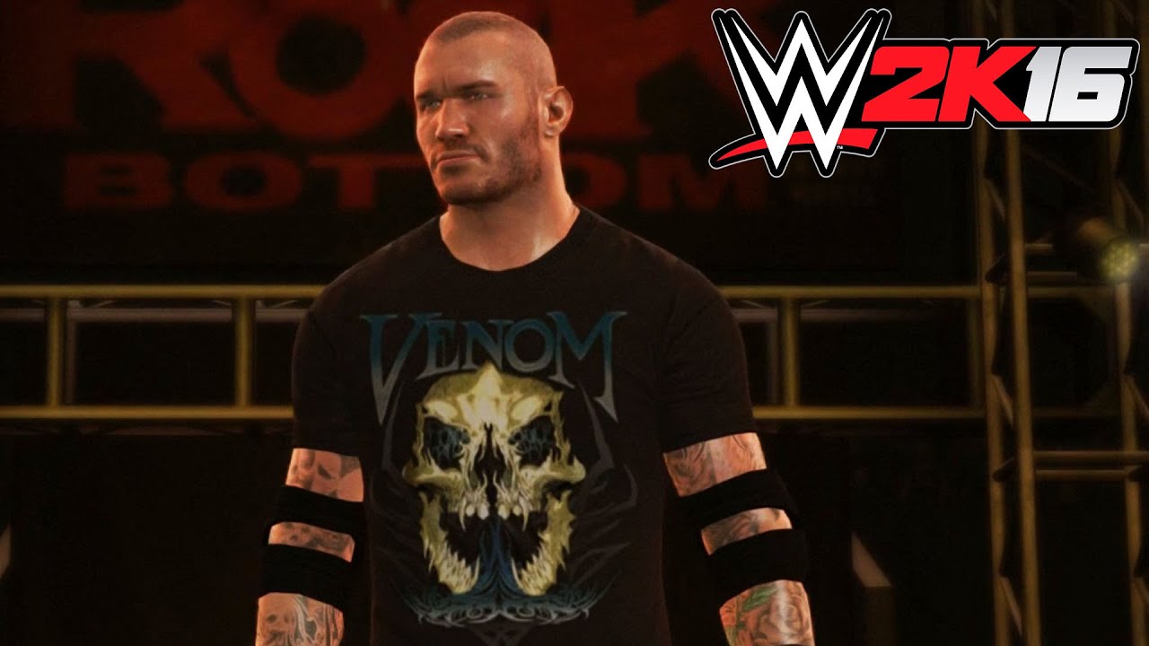 WWE 2K16 - X360 PS3 Gameplay (XBOX 360 720P) Randy Orton vs Seth Rollins