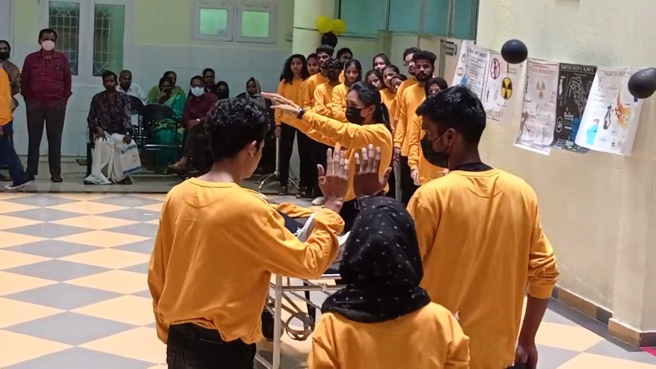 Radiology Day Amala Institute of Medical Sciences Nov 8 2022 Flashmob DRRT Students