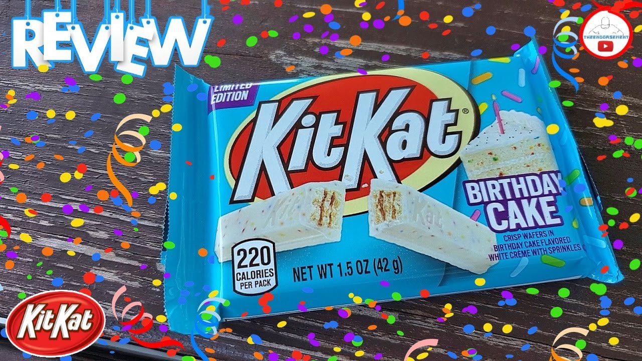 KitKat® Birthday Cake Review! 🍫🎂 | Limited Edition
