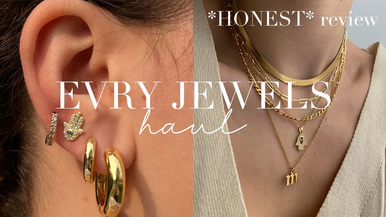 EVRY JEWELS *HONEST* REVIEW + HAUL 💫 | Over $500 worth of trendy & affordable jewelry