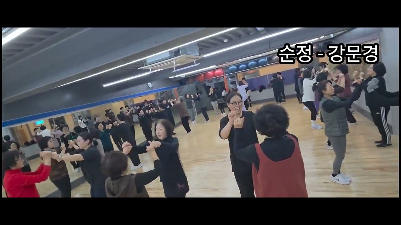 순정 - 강문경 중장년층에어로빅(회원들과 실버로빅지도자가 함께하는)  오전A반 #용쌤댄스 #중장년층 #강문경 #순정 #트로트 #인지활동 #짝체조 #사회성발달 #엔돌핀 