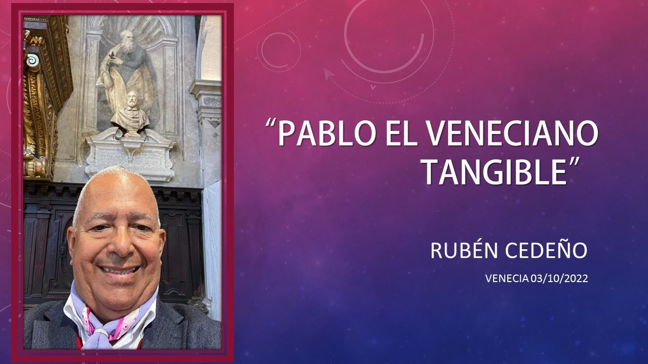 PABLO EL VENECIANO TANGIBLE | Rubén Cedeño