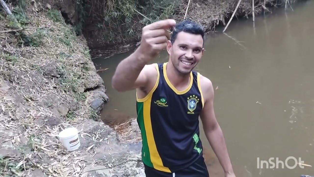 olha o resultado da armadilha de pegar caranguejo saiu até cascudo.