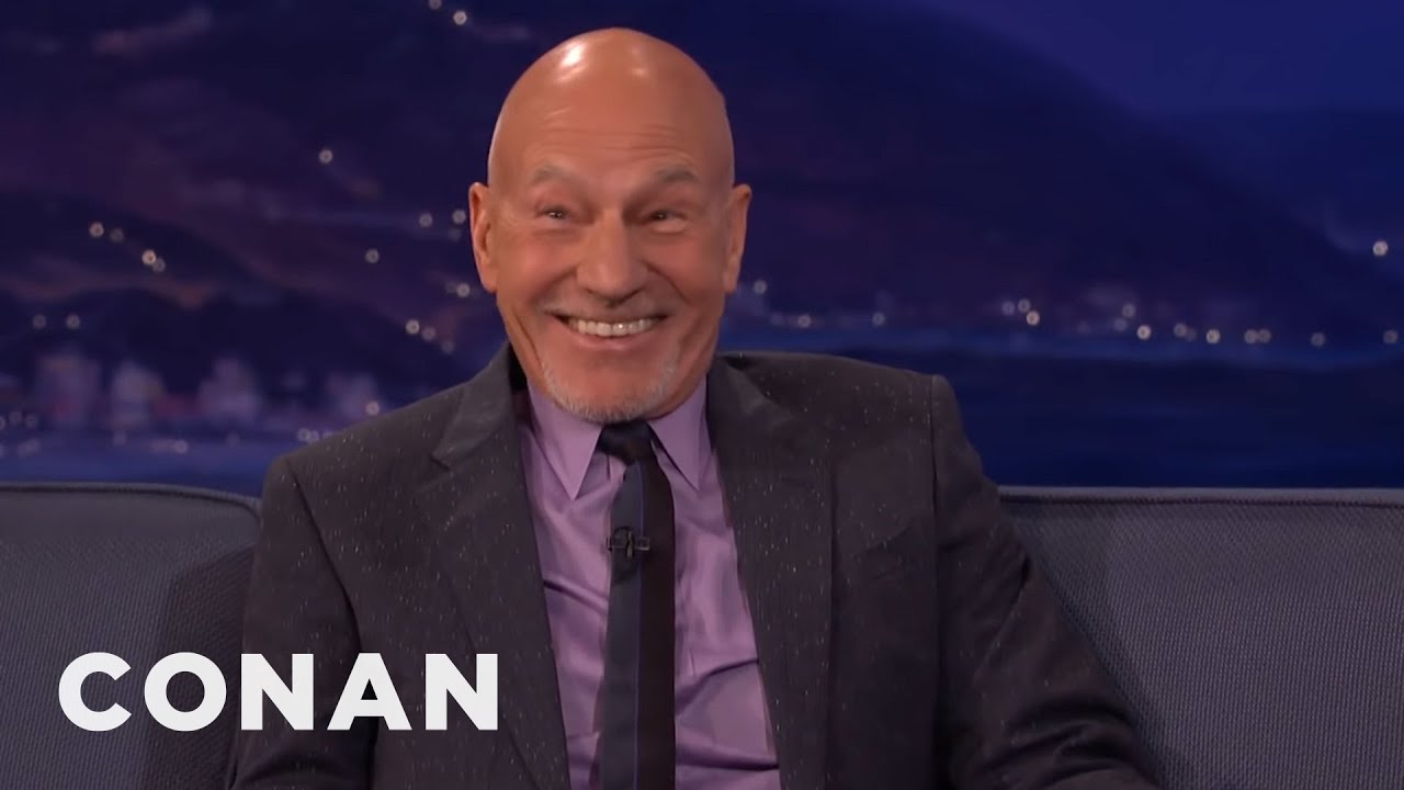 Sir Patrick Stewart: Seth McFarlane Geeked Out Meeting The &ldquo;Next Generation&rdquo; Cast | CONAN on TBS
