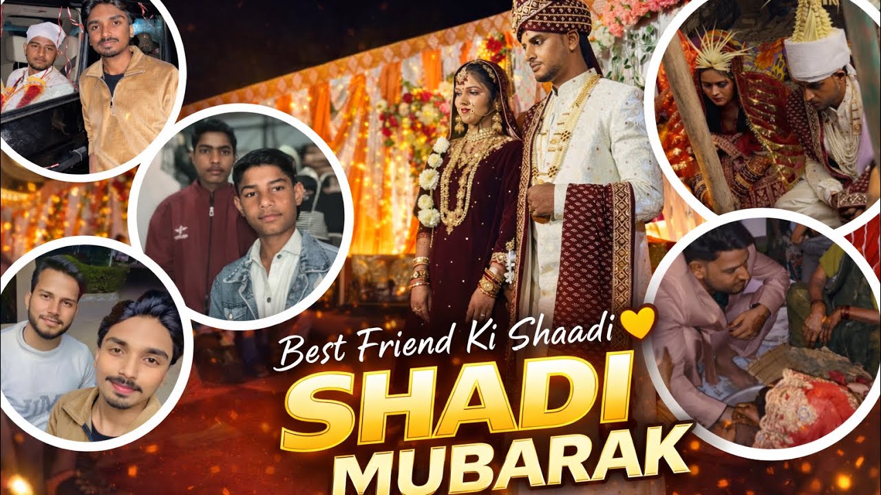 Bhai Ki Shaadi Ka Complete Vlog 🎥 | Haldi, Baraat, Dance | Village Weeding😍 Full Masti With Friends