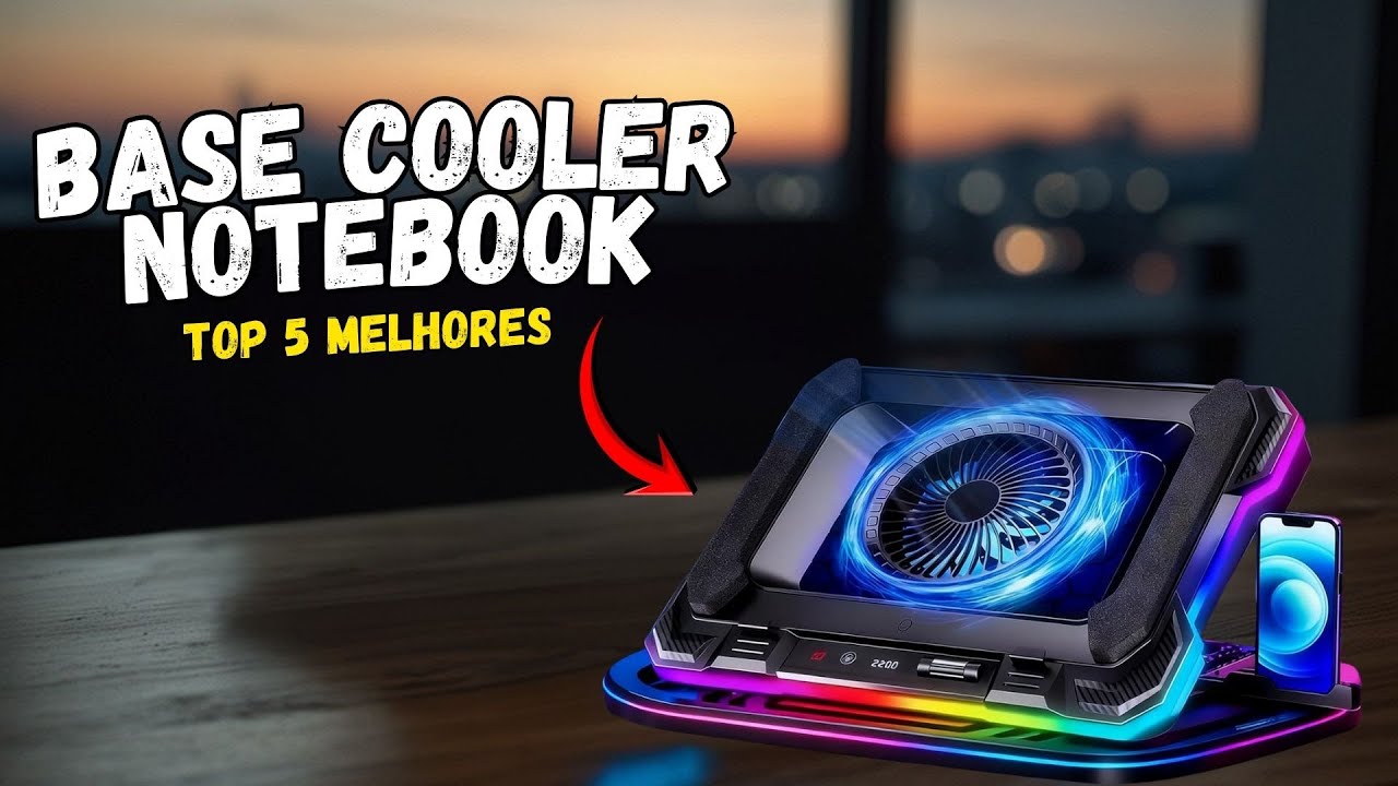melhor cooler para notebook 2026 / qual o melhor suporte com cooler para notebook ✅