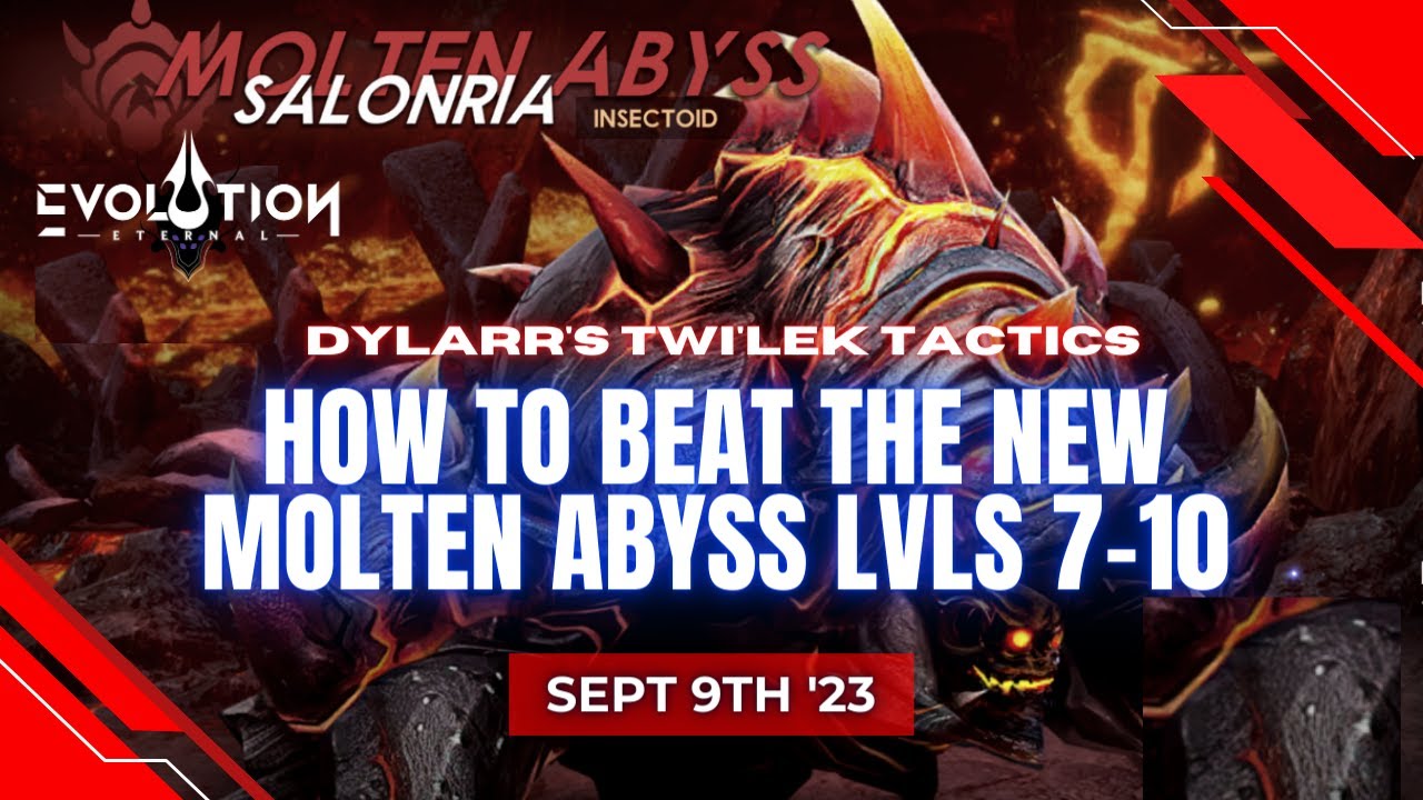 How To Beat the New Molten Abyss Levels | 7-10 | Eternal Evolution
