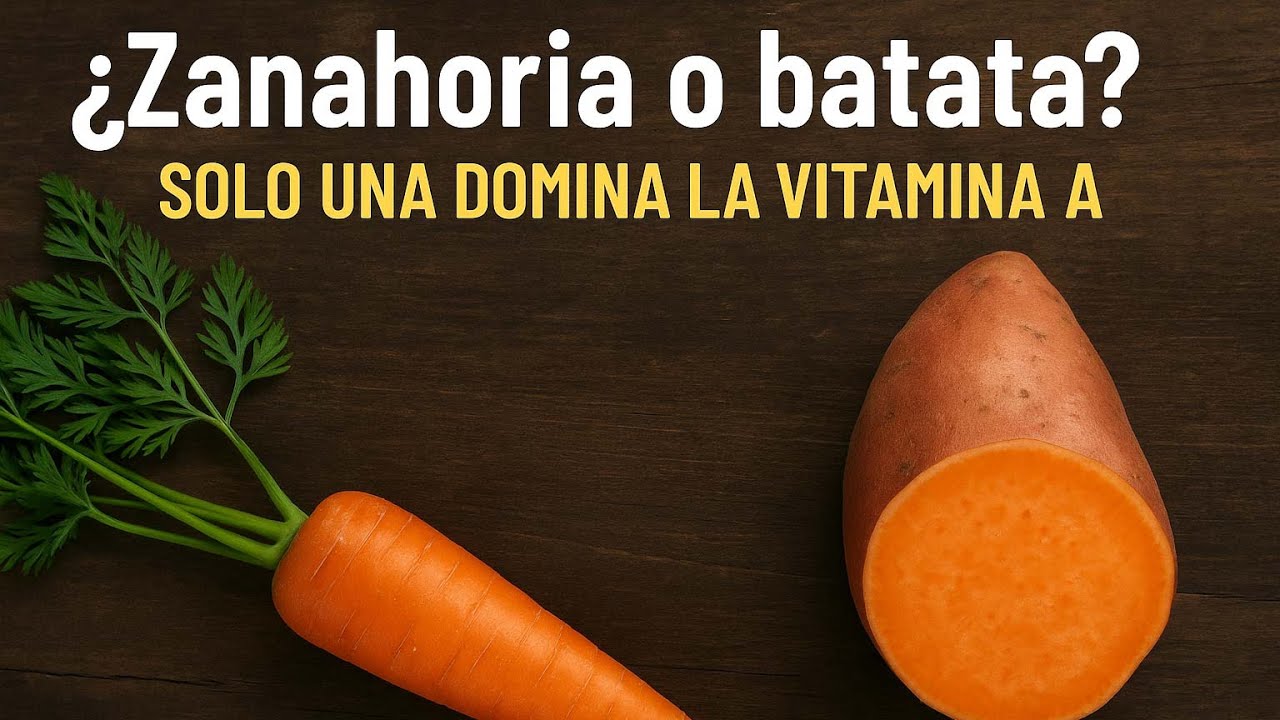 &iquest;Zanahoria o batata? Solo una domina la vitamina A