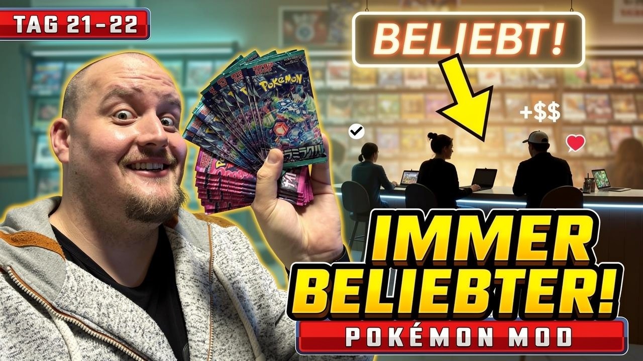 Der Laden spricht sich rum 😄 Tag 21 & 22 – immer mehr Kunden! | TCG Card Shop Simulator