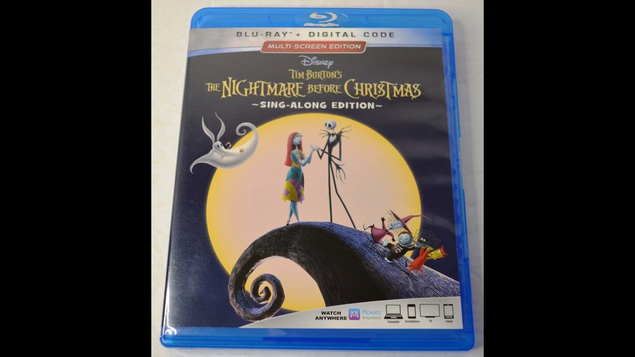 Opening To The Nightmare Before Christmas (1993) 2018 Blu-Ray