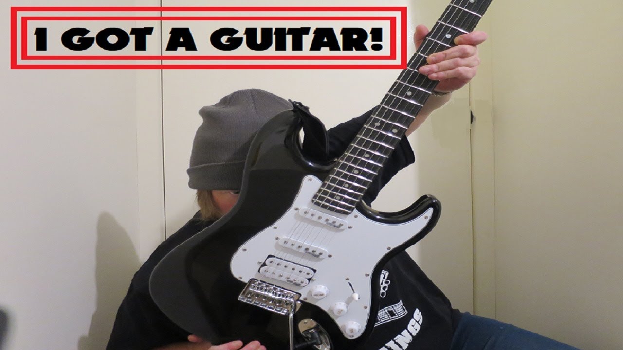 I got a guitar! Unboxing the Artist STH Electric Guitar