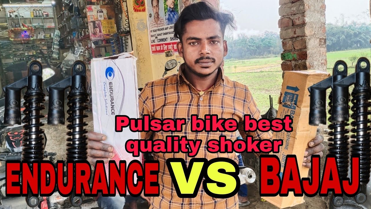 Bajaj Pulsar rear shock | Bajaj Pulsar rear shocker install | Bajaj Pulsar rear shock price