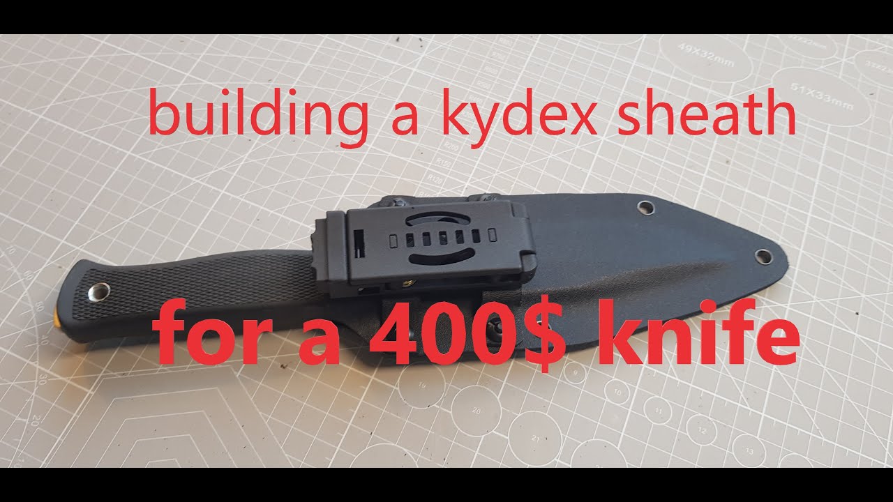 Fällkniven A1 survival knife - we build a Kydex sheath for a 400$ knife