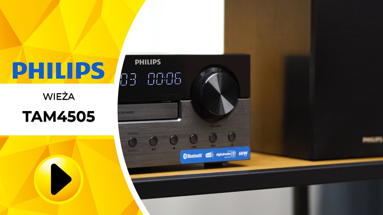 Wieża PHILIPS TAM4505 | Wideoprezentacja