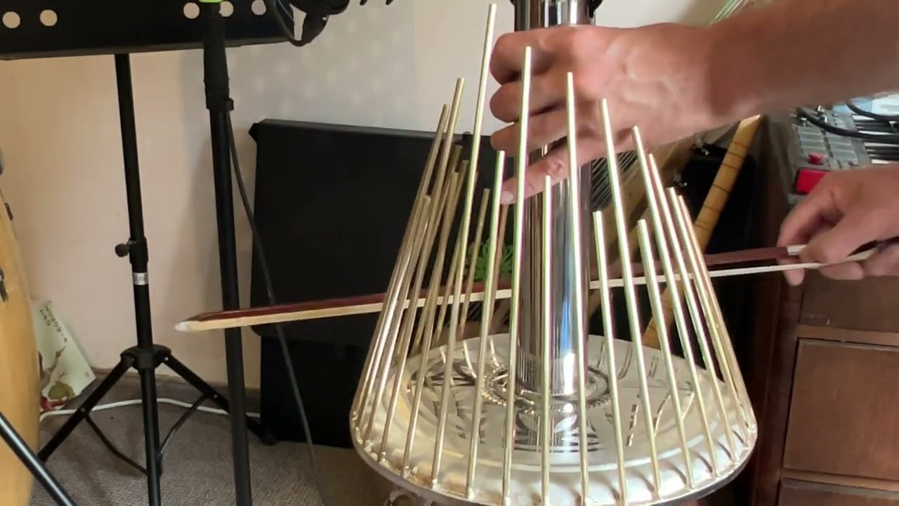Amazing musical instrument -  Interstellar Waterphone