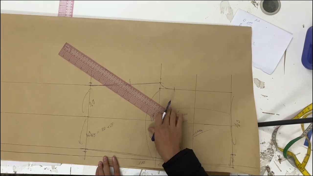Học cắt may quần ống su&ocirc;ng