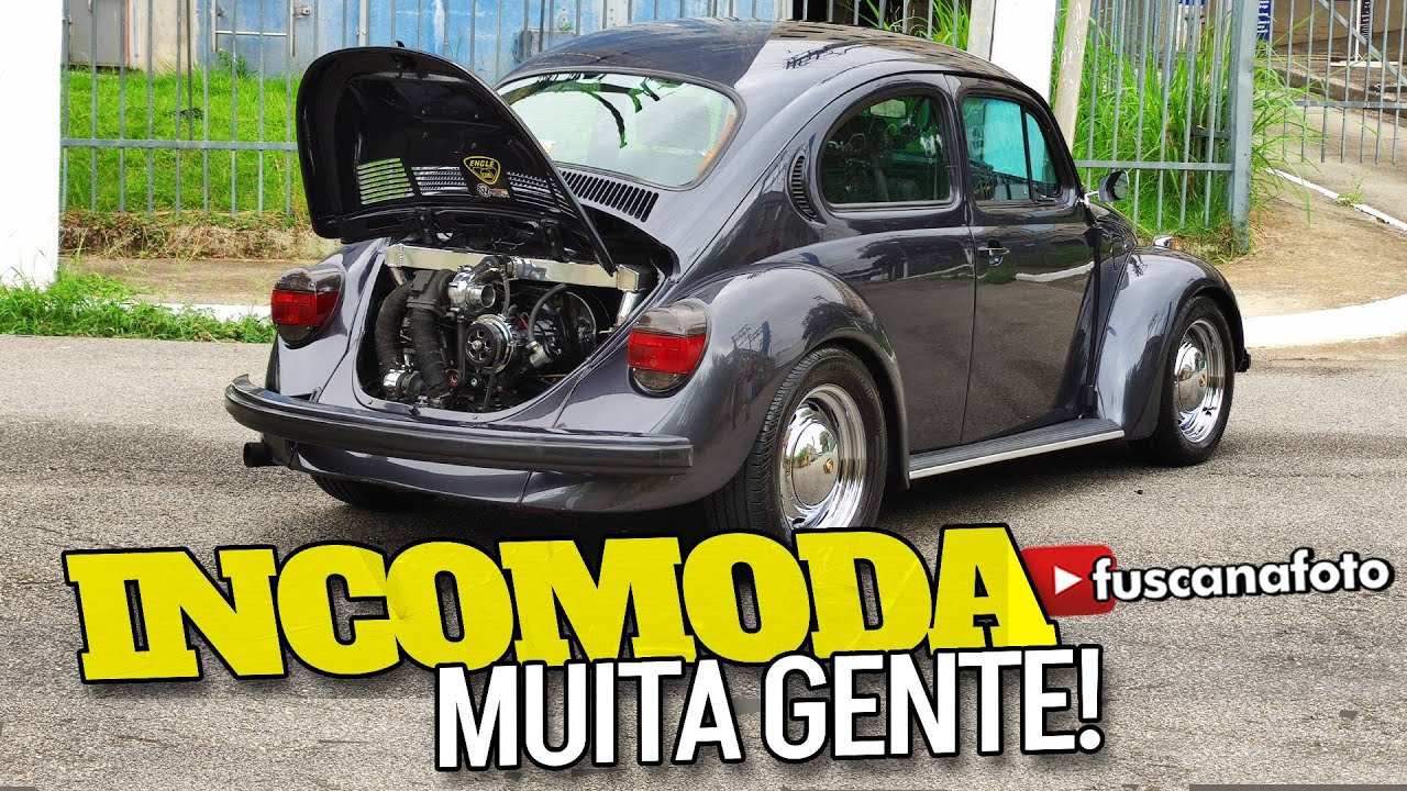 UM FUSCA TURBO INCOMODA MUITA GENTE! 1600cc TURBO DE 250cv DEIXA MUITO ESPORTIVO CHATEADO NA ESTRADA