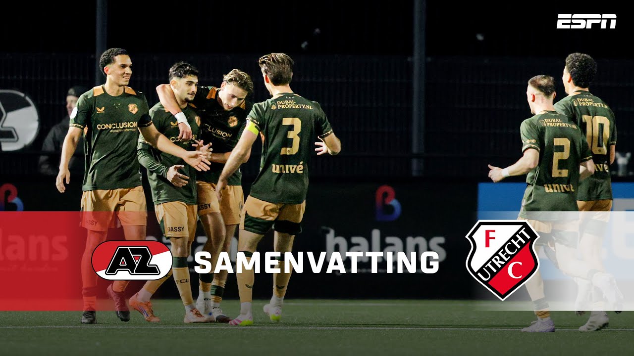 JONG FC UTRECHT SWINGT 🕺 | Samenvatting Jong AZ - Jong FC Utrecht