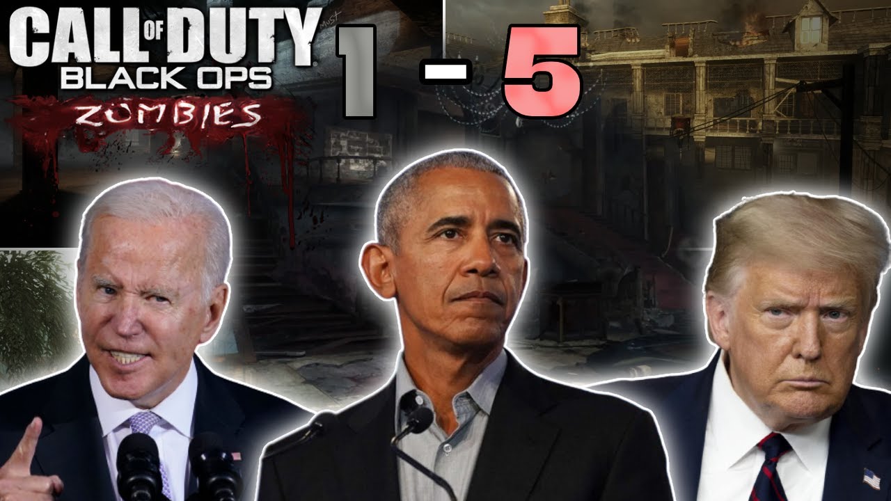 US Presidents play Black Ops Zombies (1-5)