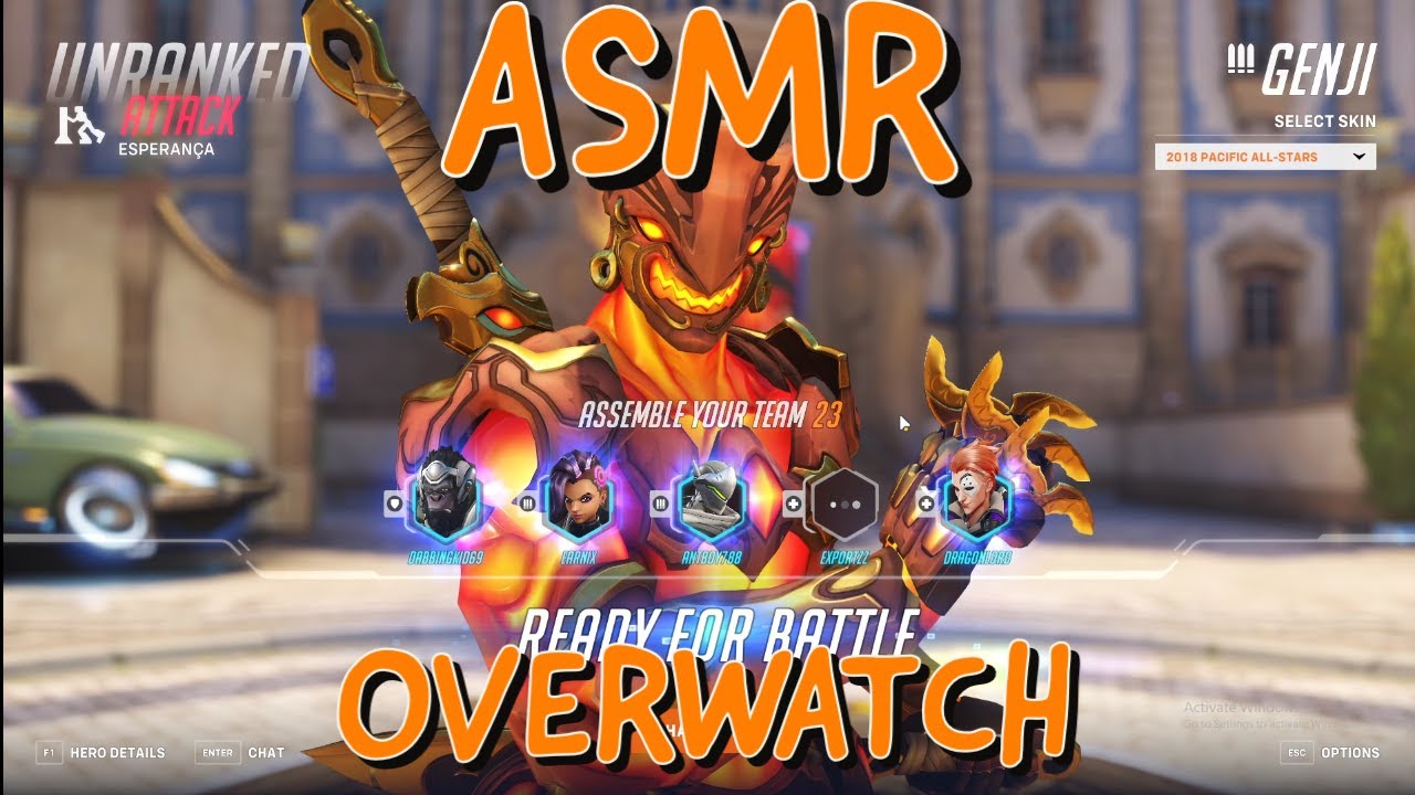 ASMR GAMING OVERWATCH 2 RELAXING SOUNDS