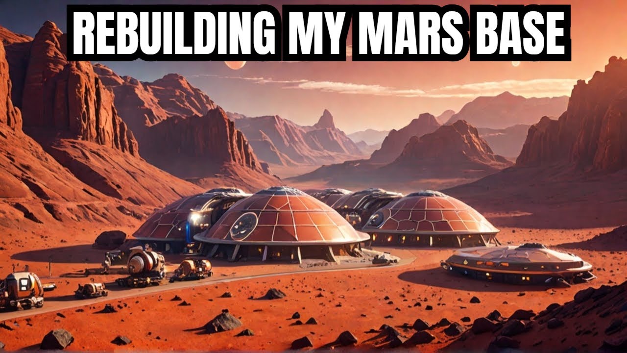I'M REBUILDING MY DREAM BASE ON MARS IN OCCUPY MARS THE GAME! (Part 4)