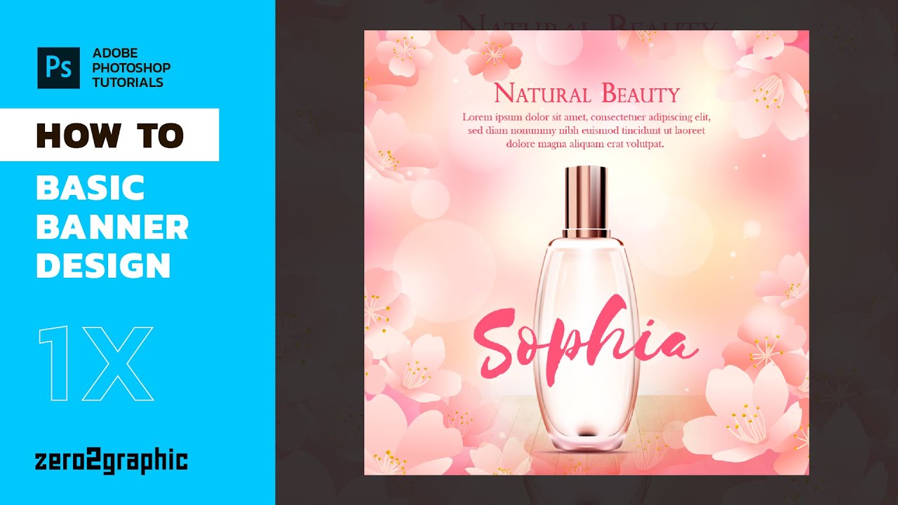 How to Create Basic Banner Design in Adobe Photoshop