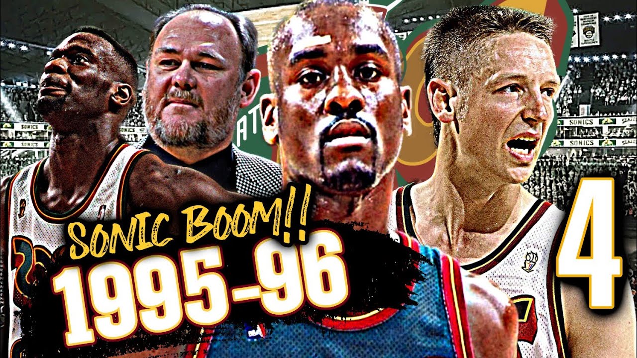 1995-1996 Seattle SuperSonics: Sonic Boom! The Glory Years  | Gary Payton | Shawn Kemp [#4]