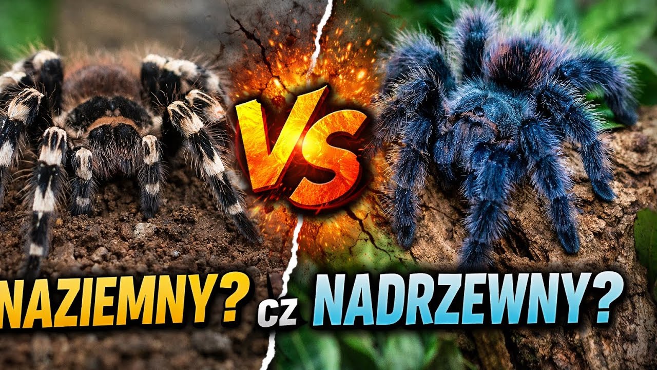 Ptasznik naziemny czy nadrzewny? Który lepszy na STARTnaziemny czy nadrzewny