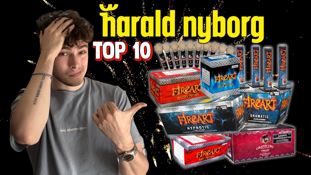 Top 10 Over Harald Nyborgs Fyrværkeri | 2024-2025