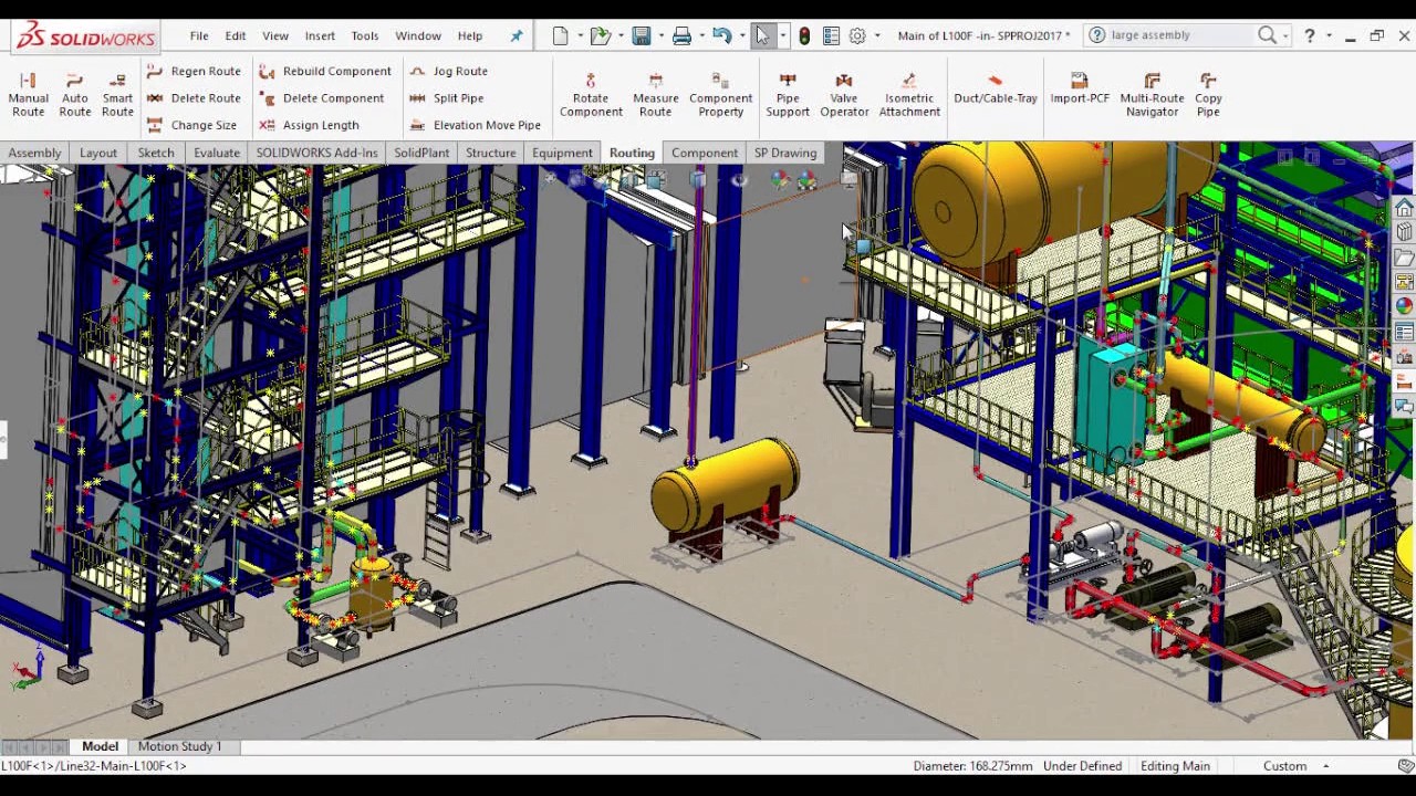 SolidPlant 3D 2017: Smart Route
