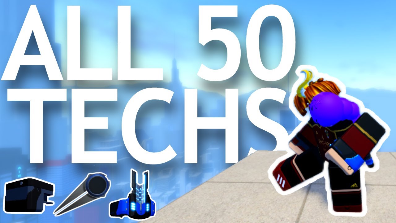 All 50+ Techs in PARKOUR Reborn you NEED to know