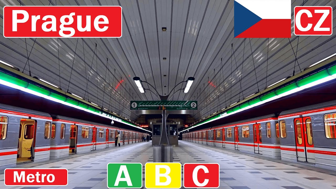 🇨🇿 PRAGUE METRO 2024 | Metro v Praze【4K】