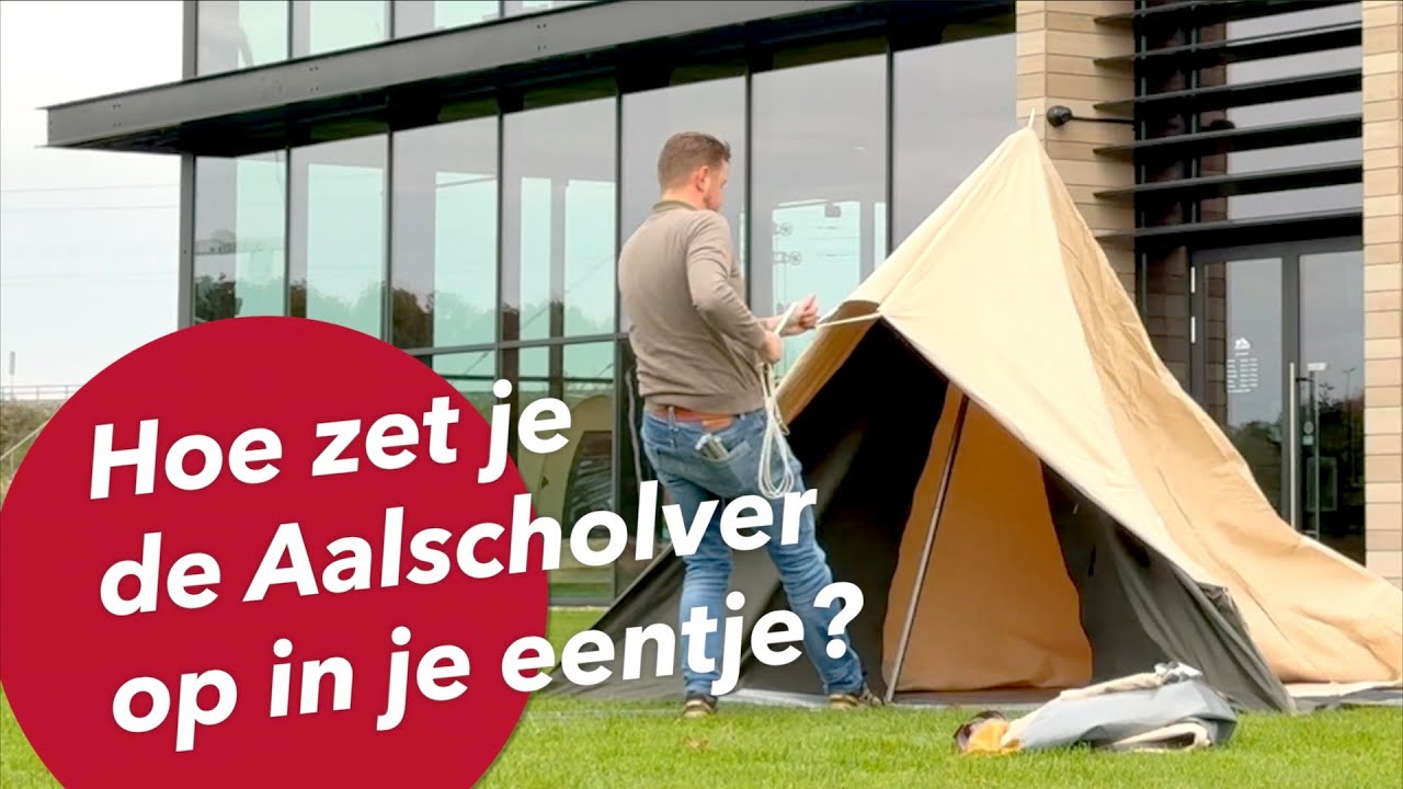 Hoe zet je de Aalscholver op in je eentje?  - Wetenswaard! - De Waard Tenten