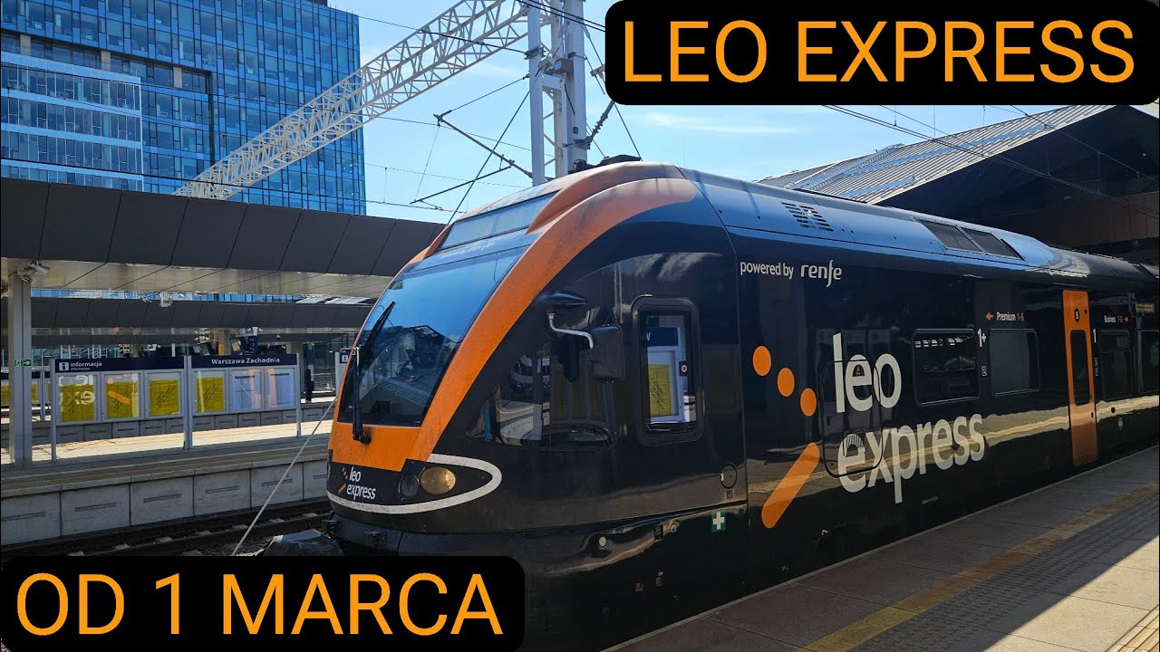 Leo Express w Polsce od 1 marca! #leo #leoexpress #krak&oacute;w #warszawa #monopol #pkpintercity 