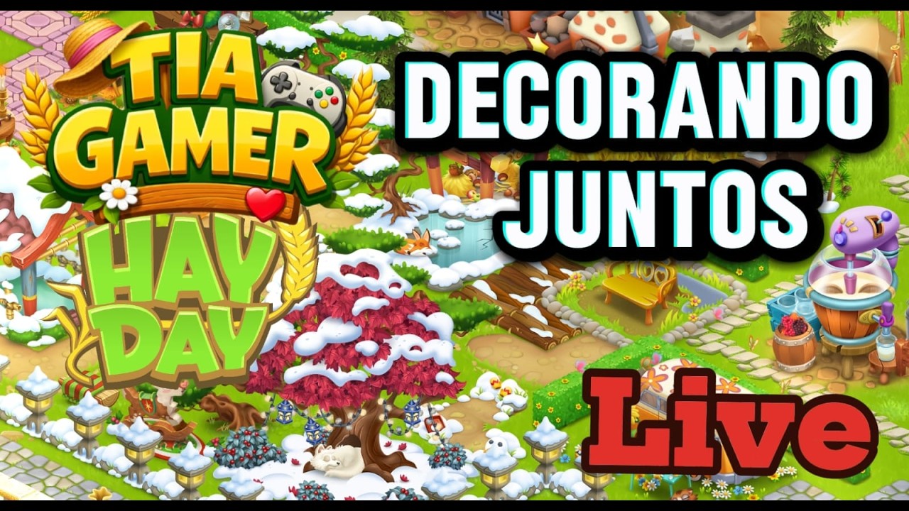 DESIGNING TOGETHER! DECORANDO MINHA FAZENDA JUNTOS! #hayday #supercellpartner #english #português