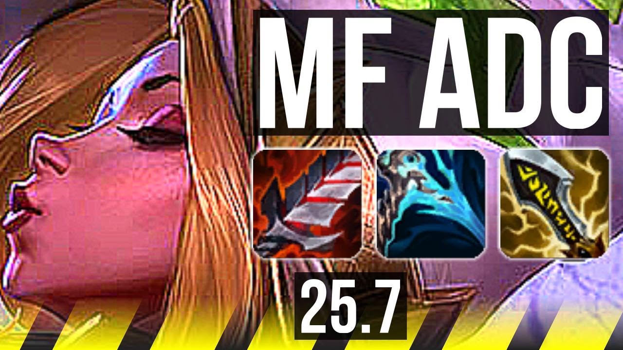 MISS FORTUNE & Nautilus vs JHIN & Thresh (ADC) | Comeback, 12/2/8, Legendary | EUW Challenger | 25.7